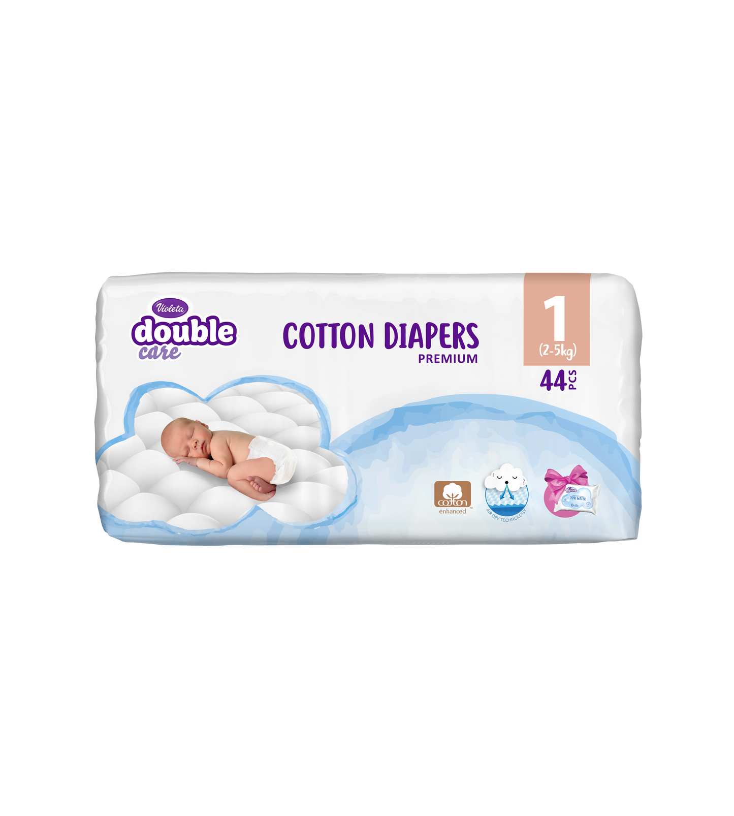 Violeta Double Care Cotton pelene