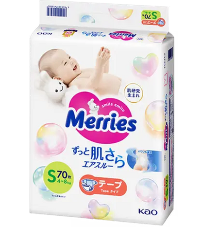 veličina s merries pelene