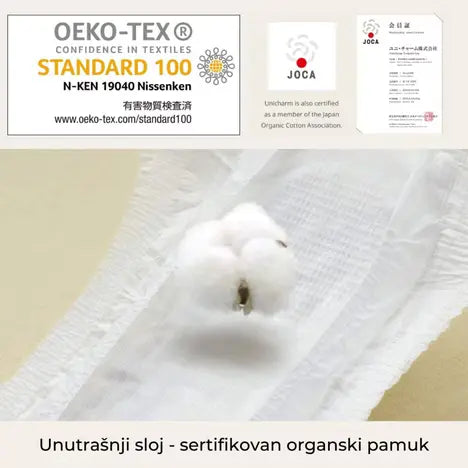 organski pamuk moony pelene