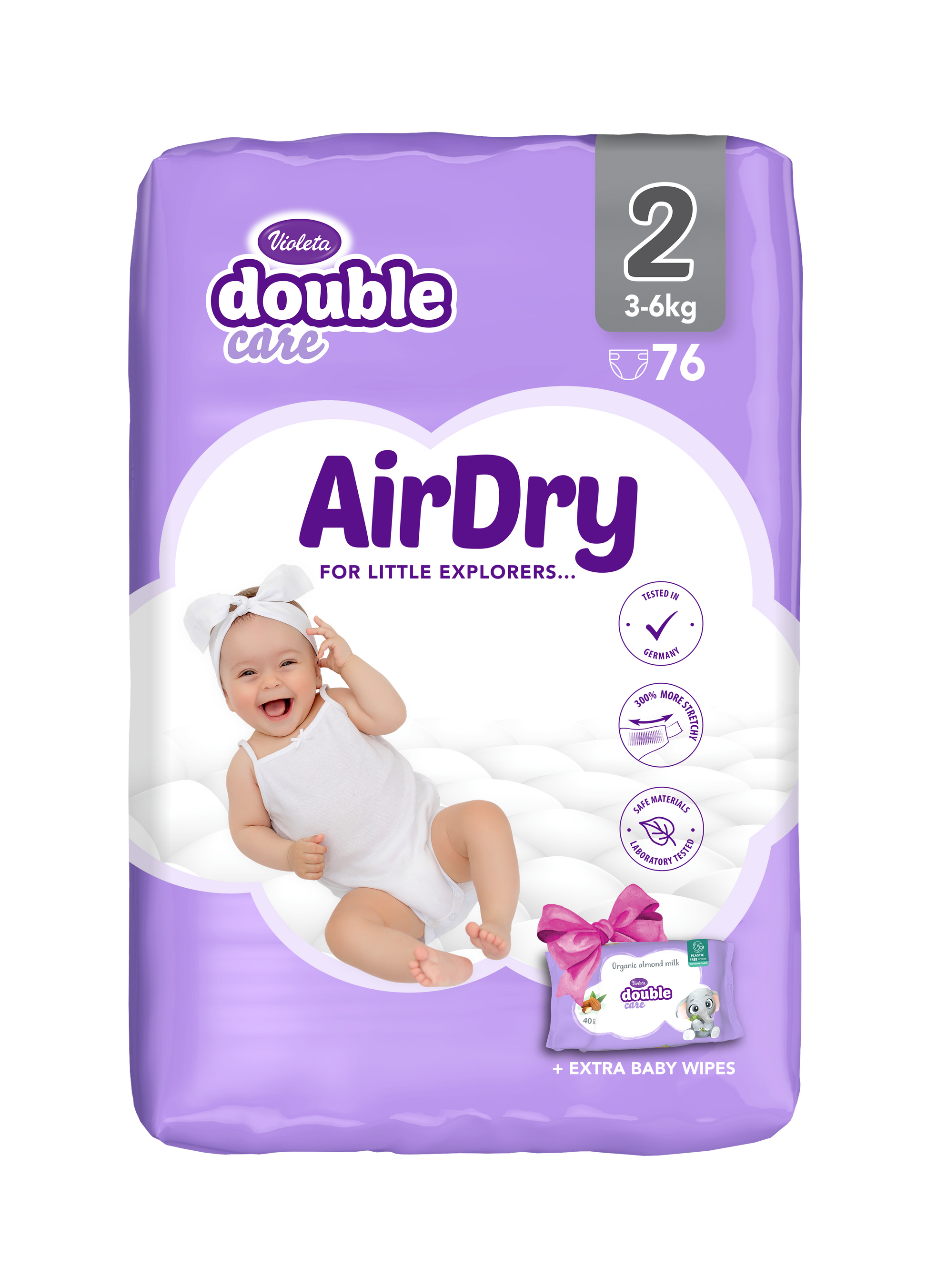 Violeta AirDry pelene 2 76 kom