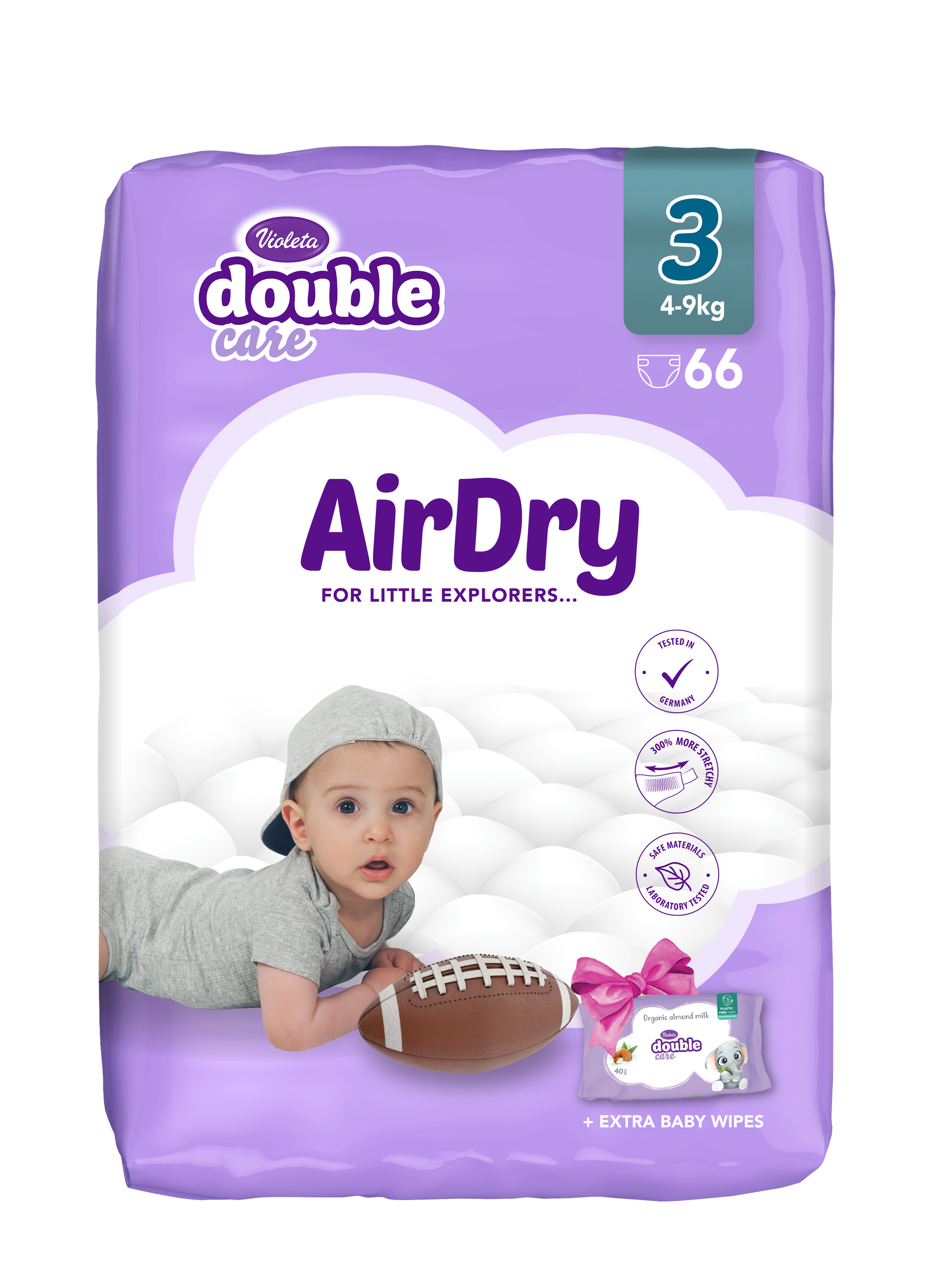Violeta AirDry pelene 3 66kom