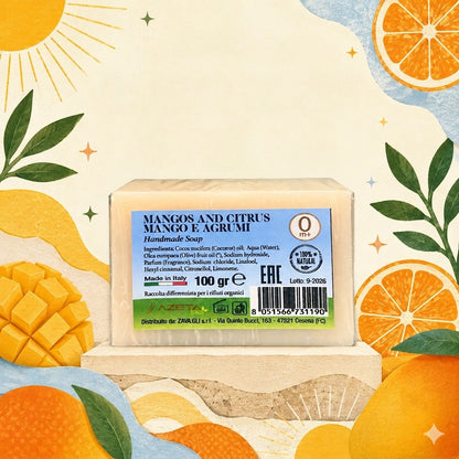 Azeta Bio prirodni bebi sapun Mango i Citro (100g)