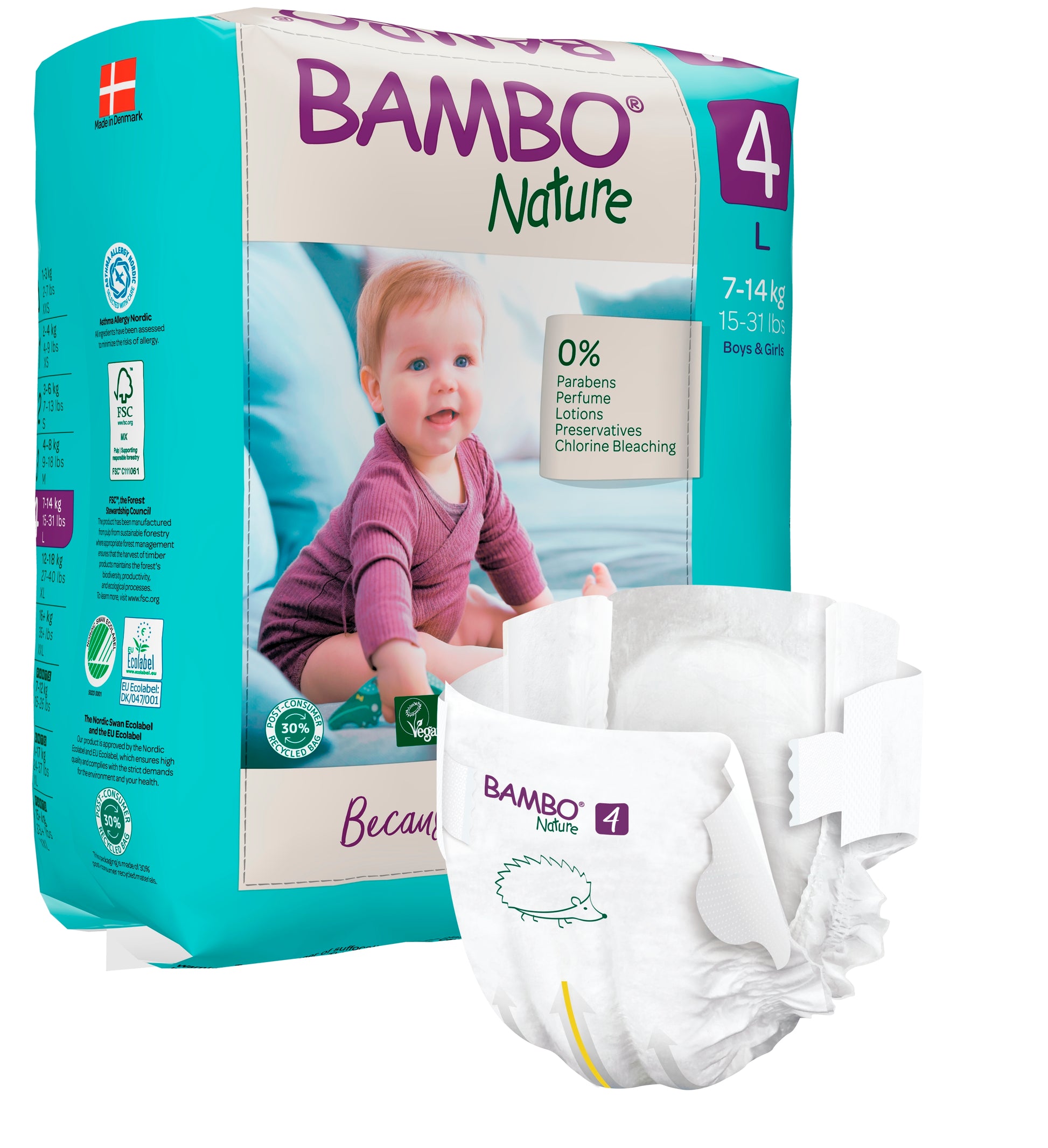 bambo nature pelene malo pakovanje velicina 4