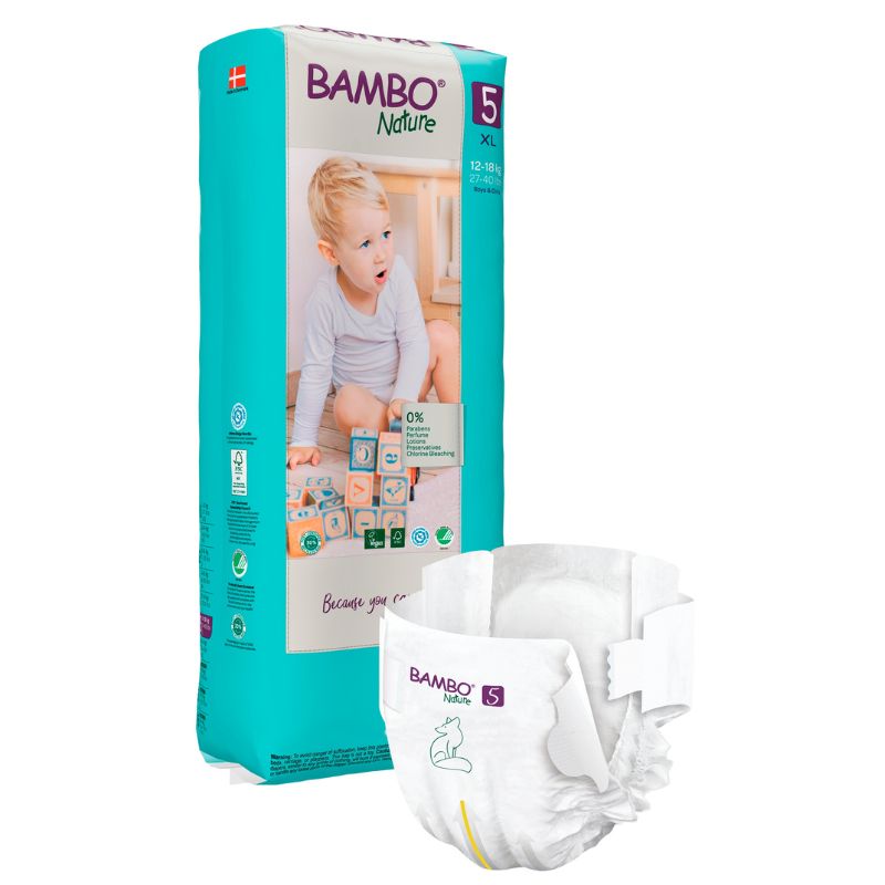 bambo nature pelene veliko pakovanje velicina 5