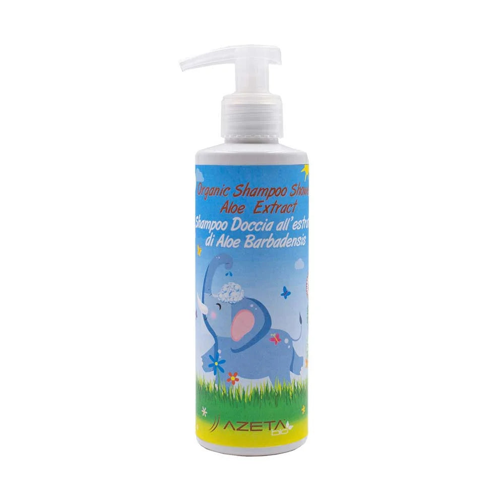 Azeta Bio Organic Hair and Body Shampoo Aloe Vera