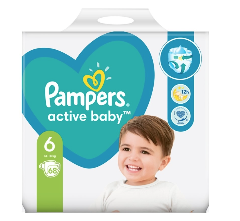pampers active baby 6 gpp pakovanje
