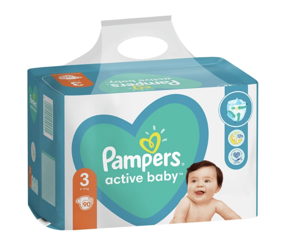 Pampers Active Baby diapers