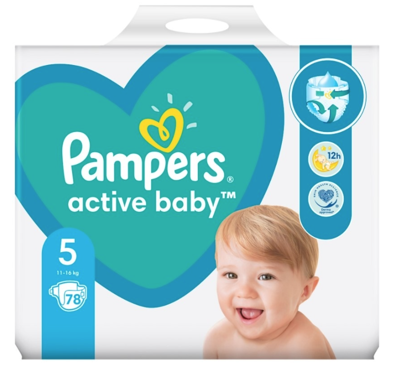 Pampers Active Baby diapers