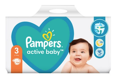 Pampers Active Baby diapers
