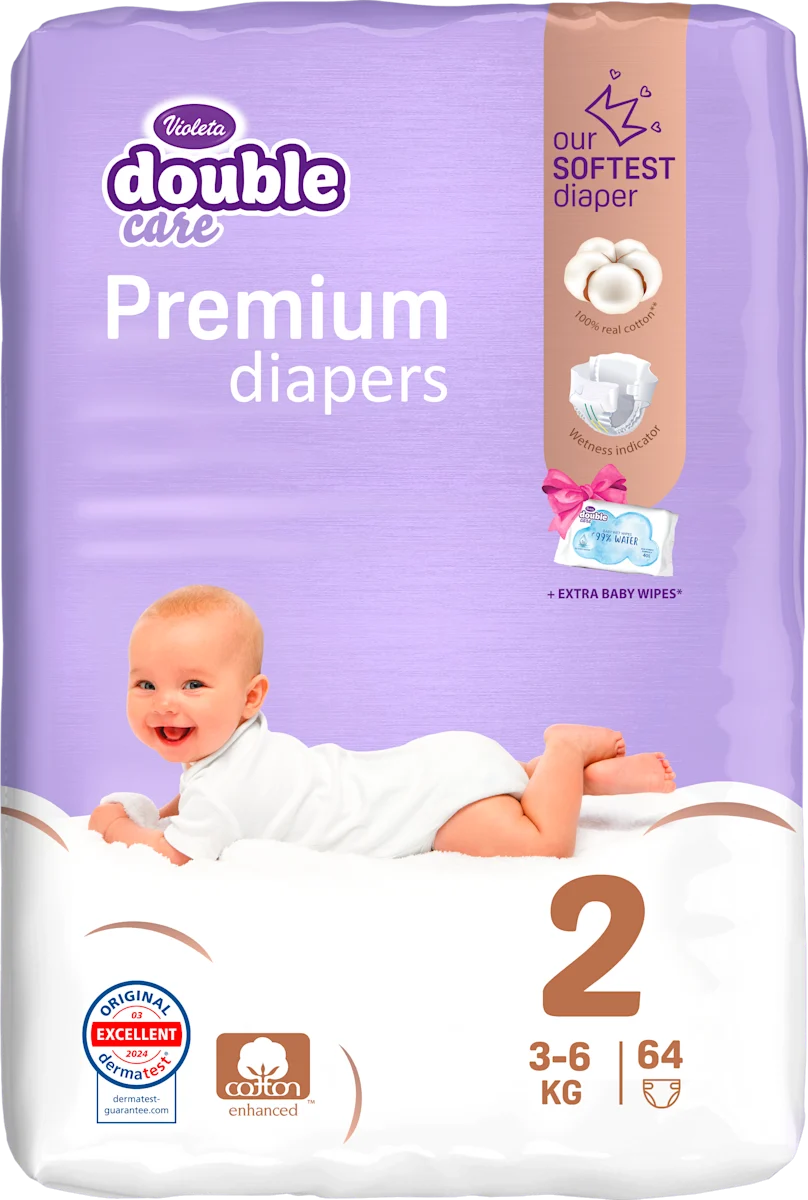 Violeta Double Care Premium Cotton pelene