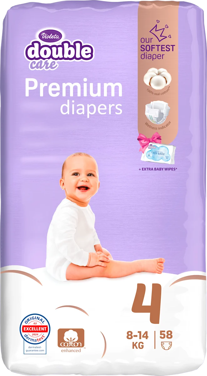 Violeta Double Care Premium Cotton pelene