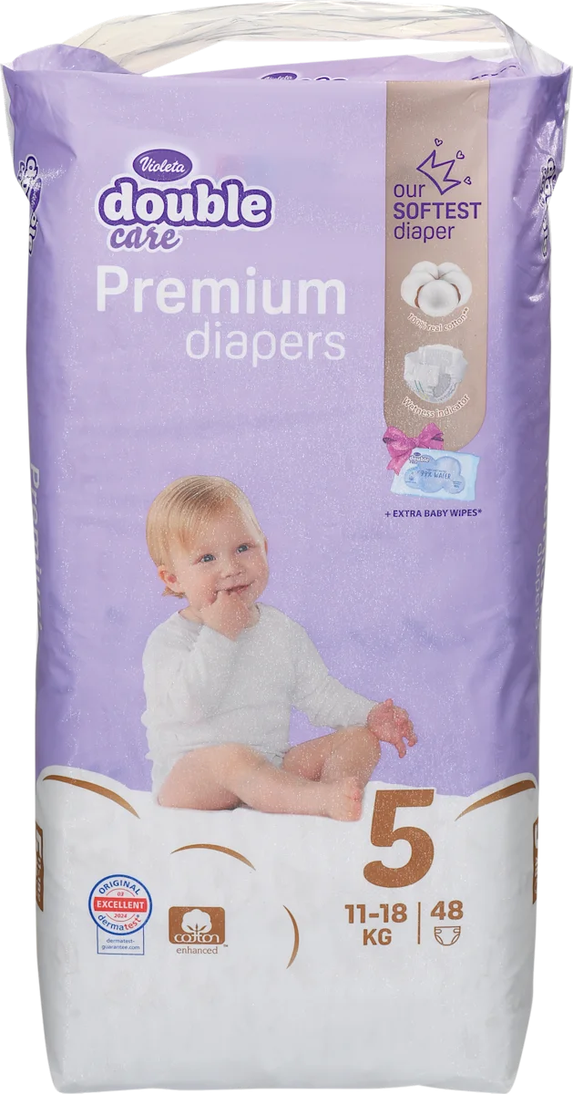 Violeta Double Care Premium Cotton pelene