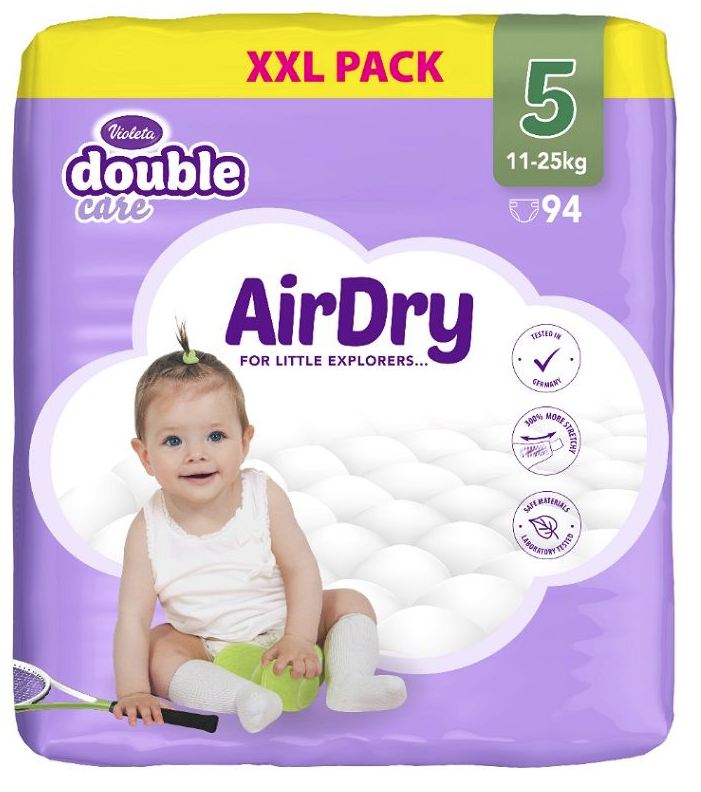 Violeta Double Care AirDry pelene 5 94kom