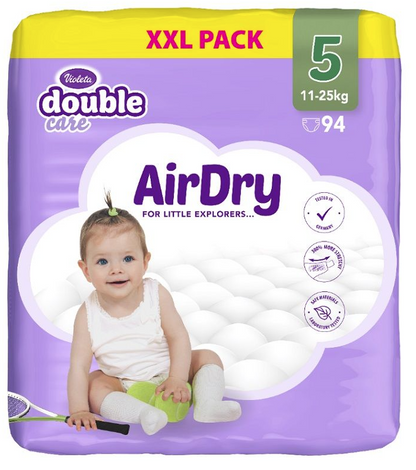 Violeta Double Care AirDry pelene 5 94kom